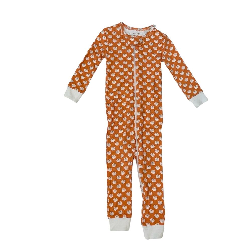 NWT Lila & Hayes 18-24M Parker Zipper in Fall Pumpkins